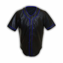 Load image into Gallery viewer, Men's Sheep Leather Baseball Vest Jersey
