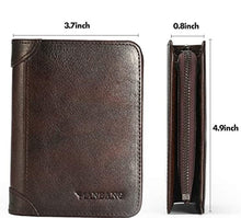 Cargar imagen en el visor de la galería, Men's Genuine Leather Smart Wallets