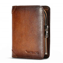 Cargar imagen en el visor de la galería, Men's Genuine Leather Smart Wallets