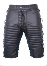 Last inn bildet i Galleri-visningsprogrammet, Men's Real Leather Featuring Side Straps Padded Shorts