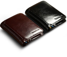 Last inn bildet i Galleri-visningsprogrammet, Men's Genuine Leather Wallets