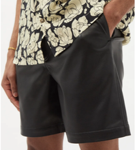 Last inn bildet i Galleri-visningsprogrammet, Men's Elasticated Genuine Sheep Leather Shorts