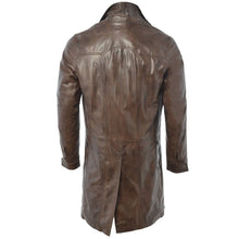 Load image into Gallery viewer, Men's Brown Genuine Leather Coat Jacket