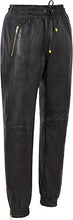 Last inn bildet i Galleri-visningsprogrammet, Men's Black Leather Joggers pants