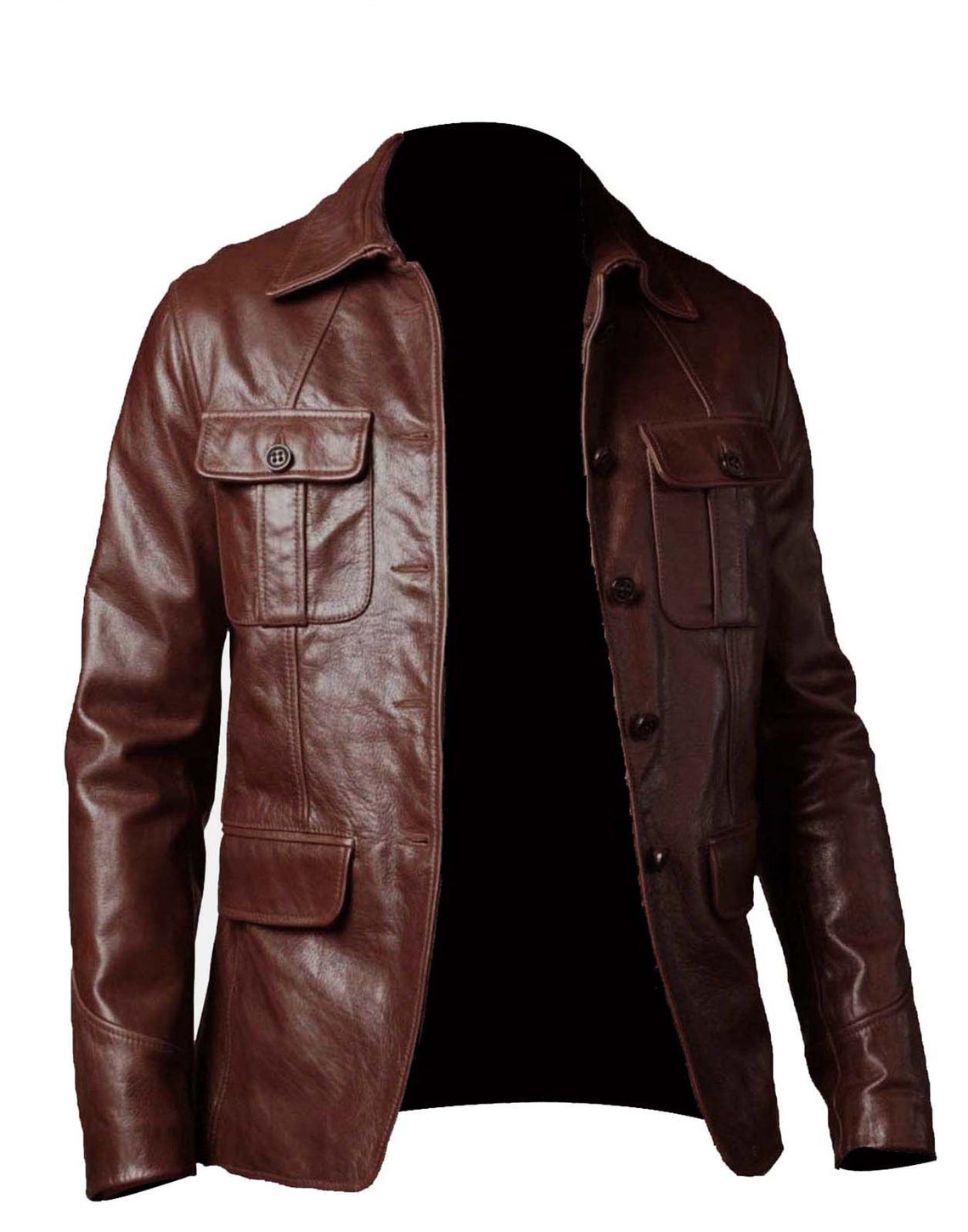 Men's Brown Sheep Leather Jacket