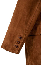Load image into Gallery viewer, Men's Brown Suede Blazer