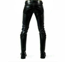 Last inn bildet i Galleri-visningsprogrammet, Genuine Leather Slim Fit Jeans Pants