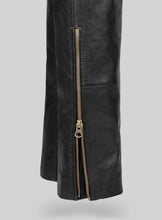 Indlæs billede til gallerivisning Men's Genuine Leather slim fit Anchor Jeans Pants