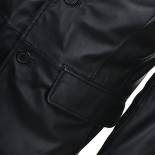 Load image into Gallery viewer, Men's Black Sheep Leather Blazer Jacket