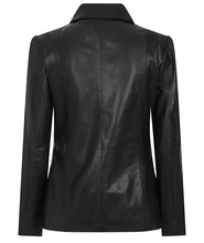 Last inn bildet i Galleri-visningsprogrammet, Women's Black Genuine Leather Jacket