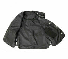 Last inn bildet i Galleri-visningsprogrammet, Men's Genuine Leather Biker Waistcoat Vest