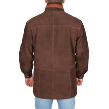 Load image into Gallery viewer, Men's Real Nubuck Leather Parka Jacket