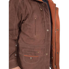 Load image into Gallery viewer, Men's Real Nubuck Leather Parka Jacket