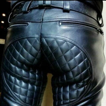 Last inn bildet i Galleri-visningsprogrammet, Men's Real Leather Padded Biker Trouser pants