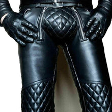 Last inn bildet i Galleri-visningsprogrammet, Men's Real Leather Padded Biker Trouser pants
