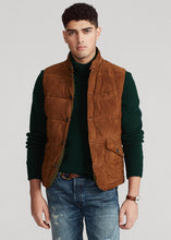 Cargar imagen en el visor de la galería, Brown Suede Gilet