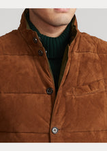 Cargar imagen en el visor de la galería, Brown Suede Gilet