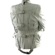 Afbeelding in Gallery-weergave laden, Genuine Leather White Strait Jacket
