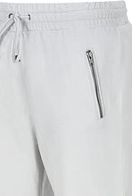 Carica l'immagine nel visualizzatore di Gallery, Men's White Leather Joggers pants
