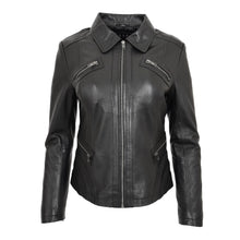 Last inn bildet i Galleri-visningsprogrammet, Women's Black Genuine Leather Jacket