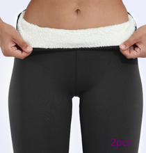 Carica l&#39;immagine nel visualizzatore di Gallery, Women&#39;s Lamb Wool High Waist Elasticity Leggings
