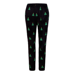 Christmas Costume Printed Slim-fit Trousers