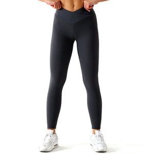 Fashion high waist buttocks ladies fitness yoga leggings