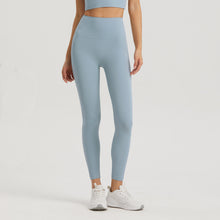 Carica l&#39;immagine nel visualizzatore di Gallery, Lycra Pocket Peach High-waisted Nine-point Leggings
