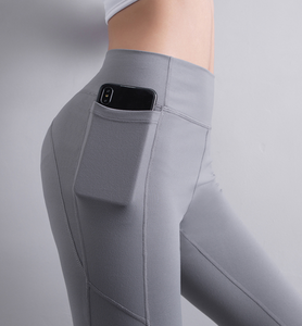 Fitness pants with pockets