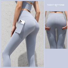 Laden Sie das Bild in den Galerie-Viewer, Gym Sport Seamless Leggings With Pockets
