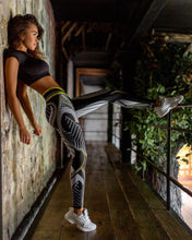 Load image into Gallery viewer, European and American High Elastic Sports Printed Yoga Leggings
