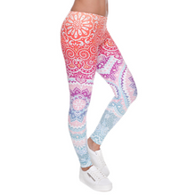 Last inn bildet i Galleri-visningsprogrammet, Printed thin pencil feet pants stretch big ladies yoga pants leggings
