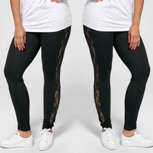 Load image into Gallery viewer, Plus Size Sexy Women Holllow Out Lace Leggings
