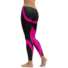 Charger l&#39;image dans la galerie, Geometric Honeycomb Digital Printing Pants, Yoga Pants, Sports Pants, High Elastic Bottompants
