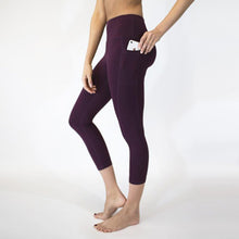 Load image into Gallery viewer, Solid color yoga pants for women with pockets
