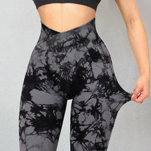 Lataa kuva Galleria-katseluun, Seamless Tie Dye Leggings Women Yoga Pants
