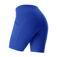 Cargar imagen en el visor de la galería, High Waist Fitness Gym Workout Leggings With Pockets Athletic Yoga Pants Slim Hips Lifting Pants
