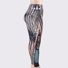 Charger l&#39;image dans la galerie, Don&#39;t Stop Letter Print Fitness Women Leggings 3D Printed Slim Jeggings High Waist Sporting Leggings Elastic Skinny Long Pants
