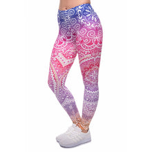 Carica l&#39;immagine nel visualizzatore di Gallery, Mandala flower print leggings
