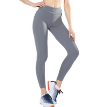 Afbeelding in Gallery-weergave laden, Autumn and winter new women&#39;s sports running trousers high waist pleated breathable tight high waist yoga pants
