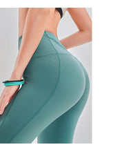 Charger l&#39;image dans la galerie, High-waisted peach butt yoga pants
