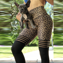 Carica l&#39;immagine nel visualizzatore di Gallery, Leopard-print skinny sports leggings
