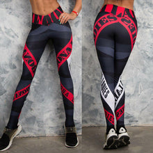 Charger l&#39;image dans la galerie, Alphabet print yoga leggings
