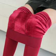 Cargar imagen en el visor de la galería, Fashionable Warm Fur Leggings Winter Body Legs Keep Warm
