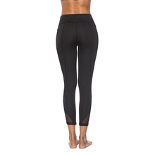 Last inn bildet i Galleri-visningsprogrammet, High Waist Side Mesh Women Yoga Fitness Leggings Nine
