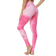 Load image into Gallery viewer, Yoga Jacquard Tie-Dye Yoga Clothes Bubble Yoga Pants
