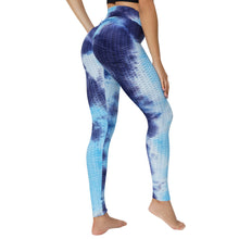 Load image into Gallery viewer, Yoga Jacquard Tie-Dye Yoga Clothes Bubble Yoga Pants
