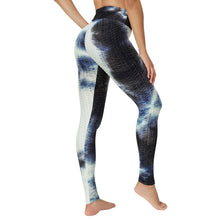 Load image into Gallery viewer, Yoga Jacquard Tie-Dye Yoga Clothes Bubble Yoga Pants
