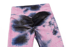 Load image into Gallery viewer, Yoga Jacquard Tie-Dye Yoga Clothes Bubble Yoga Pants
