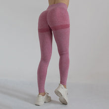 Laden Sie das Bild in den Galerie-Viewer, Seamless Knitted Peach Hip Women&#39;s Tight Elastic Yoga Pants High Waist Quick-drying Hip Pants
